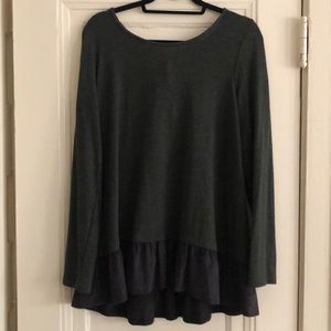 ModCloth ruffle hem tunic sz L 🍂